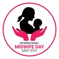 International Midwife Day Royalty Free Stock Photo