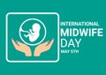 International Midwife Day Royalty Free Stock Photo