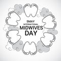International Midwives Day. Royalty Free Stock Photo