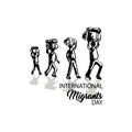 International Migrants Day Royalty Free Stock Photo