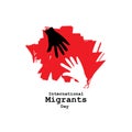 International Migrants Day Royalty Free Stock Photo