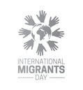 International Migrants Day Logo Icon Symbol