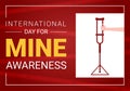 International Mine Awareness Day on April 04 Illustration with Do Not Step on Landmines for Web Banner in Flat Cartoon Hand Drawn