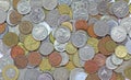International mixed coins Royalty Free Stock Photo