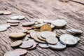 International mixed coins Royalty Free Stock Photo