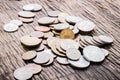 International mixed coins Royalty Free Stock Photo