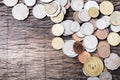 International mixed coins Royalty Free Stock Photo