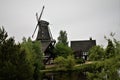 The International Museum of Wind and Water Mills is located in Gifhorn, Lower Saxony, Germany Royalty Free Stock Photo