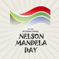 International Nelson Mandela Day. Royalty Free Stock Photo