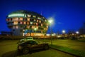 International Neuroscience Institute in Hanover, Germany, at night