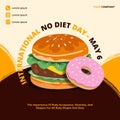 International No Diet Day with tasty food