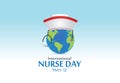 International nurse day. World nurse day concept