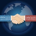 International Partnership Icon Businessman