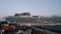 International passengers boarding the Diamond Princess Cruise