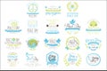 International Peace Day Set Of Label Designs In Pastel Colors Royalty Free Stock Photo