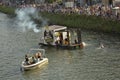 International Regatta in the baths in Dinant, Belgium.