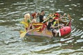 International Regatta in the baths in Dinant, Belgium.