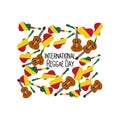 International reggae day free vector illustration Royalty Free Stock Photo