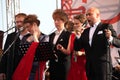 International Russian Italian Opera quintet on the open stage of festival Opera of Kronstadt. five singers of world Opera stars.