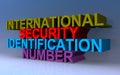 International security identification number