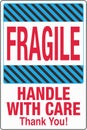 International Shipping Pictorial Labels Fragile Handle With Care Thank You