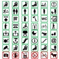 International signs used in tranportation means