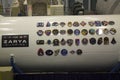 International Space Station Expedition Plaques on ZARYA Mockup a