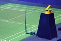 International standard Badminton court Royalty Free Stock Photo