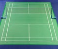 International standard Badminton court Royalty Free Stock Photo