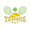 International tennis league emblem logo. Simple tennis logo. Sport logo template