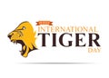 International tiger day poster design