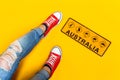 International tourism in Australia: before visiting Royalty Free Stock Photo