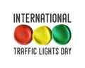 International traffic lights day poster