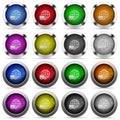 International transport button set Royalty Free Stock Photo