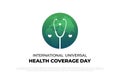 International universal health coverage day celebrated on december 12