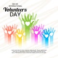 International Volunteers Day.