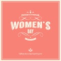 International womans day-March 8th Royalty Free Stock Photo