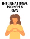 International Women s Day concept holiday. 8 march. Campaign 2024 inspireinclusion. Template for banner, card, poster