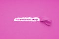 International womens day is celebrated on March 8 Royalty Free Stock Photo