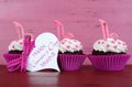 International Womens Day, March 8, cupcakes Royalty Free Stock Photo