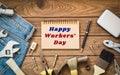 International Workers` day background concept Royalty Free Stock Photo