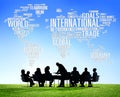 International World Global Network Globalization International C Royalty Free Stock Photo