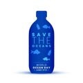 international world ocean day background a call to save nature from plastic Royalty Free Stock Photo