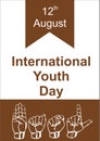 International Youth Day 2020 celebrate on 12th august