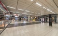 AMSTERDAM, NETHERLAND - OCTOBER 27, 2017: Amsterdam International Airport Schiphol With People. Shops Stores and Halls