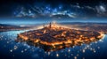 Internet-based connectivity to the world ,AI generated