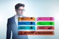 Internet of behaviours IOB concept Royalty Free Stock Photo