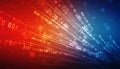 Internet Fiber Optics data Background, Binary Code Background Royalty Free Stock Photo