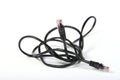Internet cable tangle Royalty Free Stock Photo