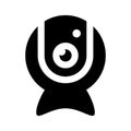 Internet camera, webcam icon design in modern style Royalty Free Stock Photo